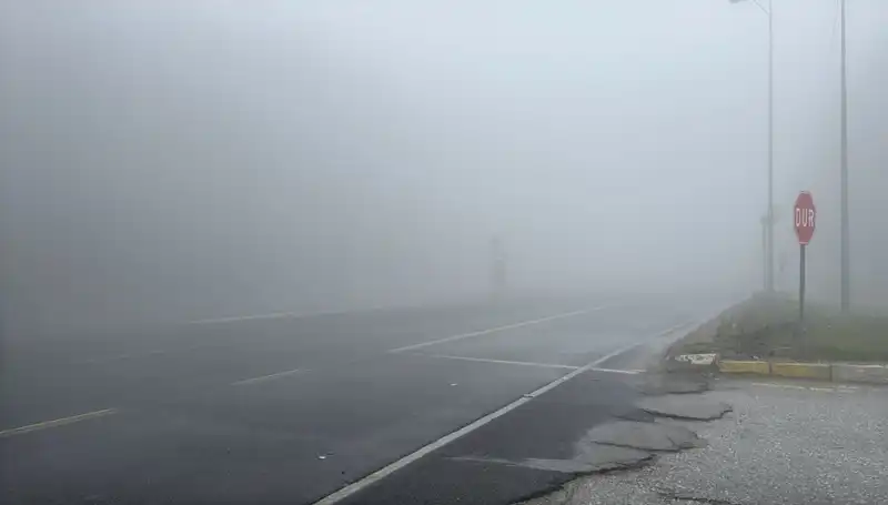 Bolu Dağı'nda Sis Hava Trafiğini Tehdit Ediyor: Görüş Mesafesi Azaldı