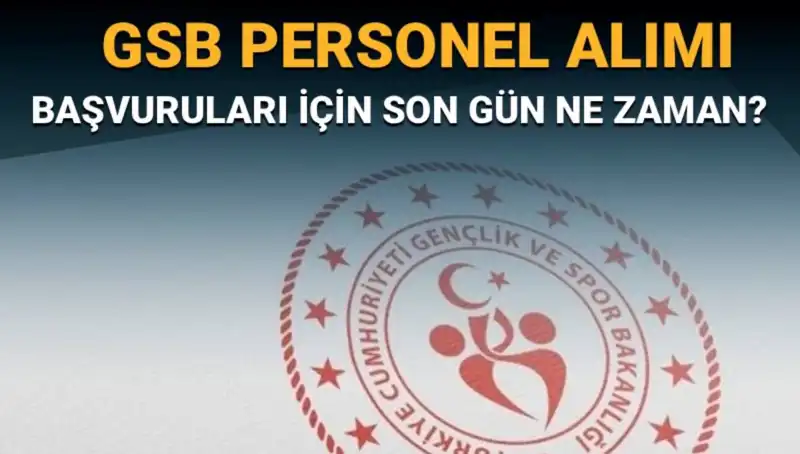 Gençlik ve Spor Bakanlığı Personel Alımında Son Başvuru Tarihi Açıklandı!