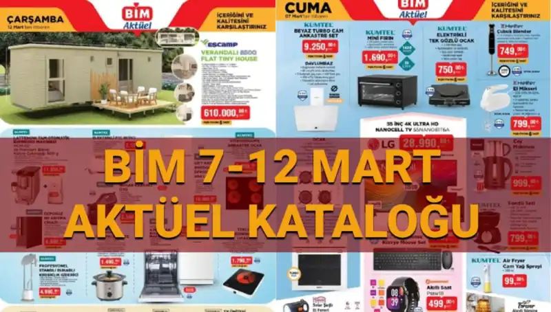 BİM Aktüel Kataloğu: 11-12 Mart Tarihlerinde Neler Var?