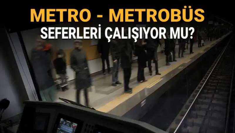 İstanbul'da Bugün Metrobüs ve Metro Seferleri Nasıl? Grev İhtimali Hakkında Bilgiler