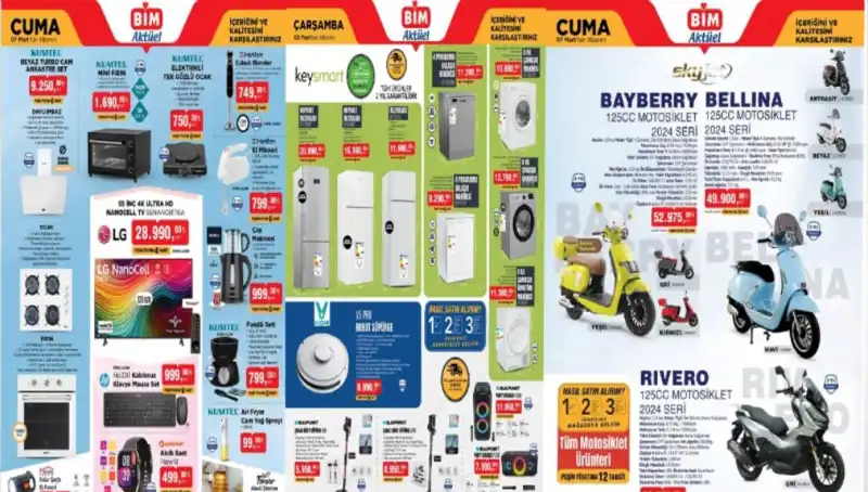 BİM'de Yeni Haftaya Özel İndirimler: 4-7 Mart Aktüel Ürünler Kataloğu