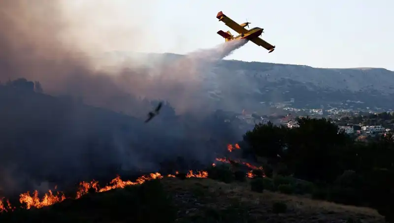 Sakız Adası’ndaki Orman Yangını Kontrol Altına Alındı, İlk Tespitler Yapıldı