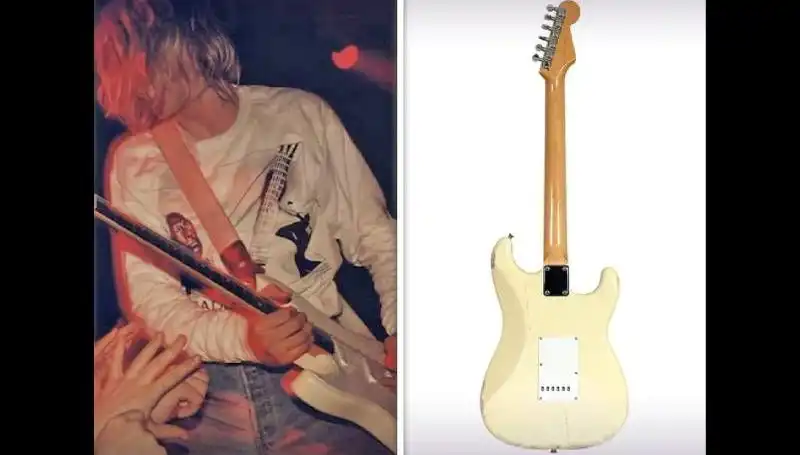 Kurt Cobain'in İkonik Gitarı Açık Artırmada Rekor Fiyata Satıldı