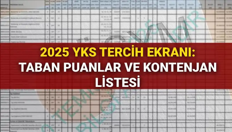 2025 YKS Tercih Süreci: Hangi Saatte Başlayacak ve Taban Puanlar Neler?