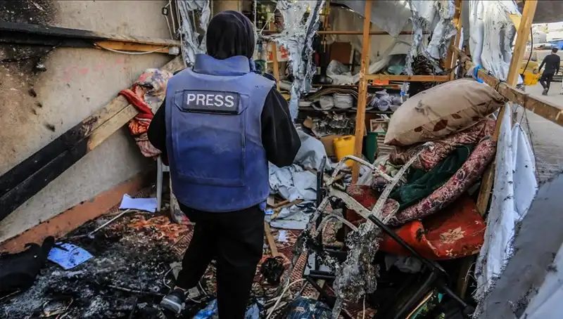 İsrail'den Şok Açıklama: Gazetecilerin Çadırını Hedef Aldık!