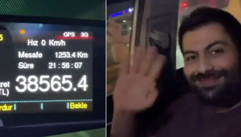 22 Saat Açık Kalan Taksimetre ile Şehir Şehir Dolaşan Yolculuk İnanılmaz!