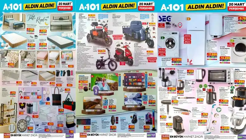 20 Mart A101 Aktüel: Halıdan Ayakkabılığa Tüm İhtiyaçlar Burada!