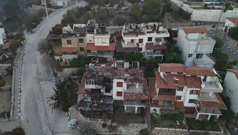 Orman Yangınları Kontrol Altına Alınmaya Çalışıyor: Zarar Gören Evler ve Hayvanlar